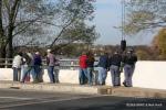 Onlookers show their support.